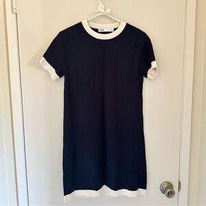 Zara Knit Mini Dress Navy Blue size XS